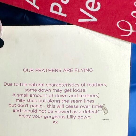 NWT Lilly Pulitzer Allie Packable Down Puffer Vest Brewster Blue Size XS - Picture 8 of 9